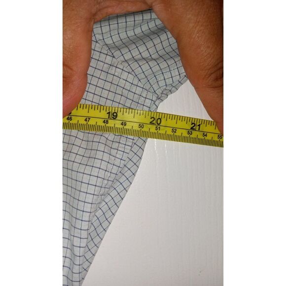 ExOfficio Men's Grid Patter Button Up Shirt Medium - Picture 4 of 5